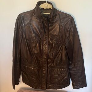 Eddie Bauer Leather jacket, some wear, no tears